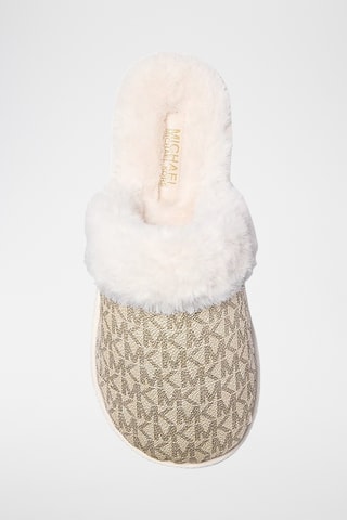 Pantoufles fourrées - Beige