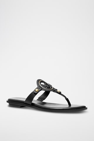 Sandales en cuir - Noir