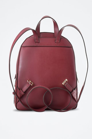 Sac à dos en cuir - Rouge