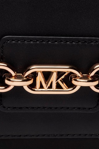 Sac bandoulière en cuir - Noir