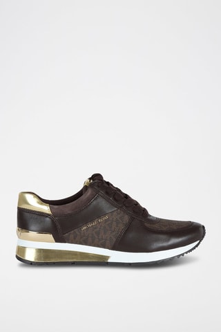 Leren Sneakers Bruin