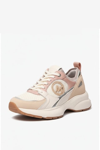 Leren Wedge Sneakers - Roze