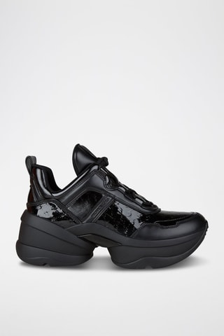 Platform Sneakers - Zwart
