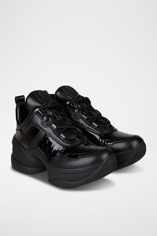 Platform Sneakers - Zwart