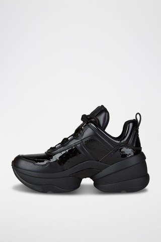 Platform Sneakers - Zwart