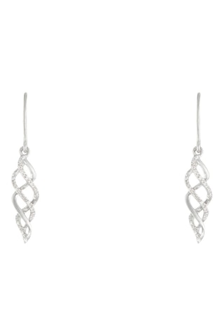 ##Boucles d'oreilles June - Or blanc et diamants