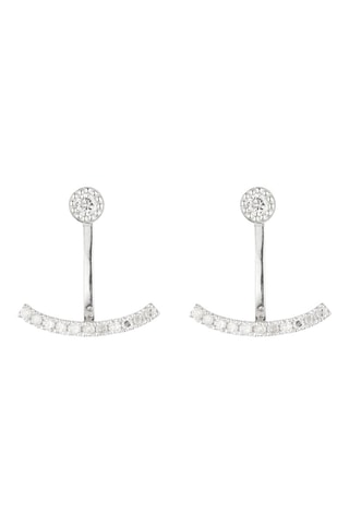 ##Boucles d'oreilles - Or blanc et diamants