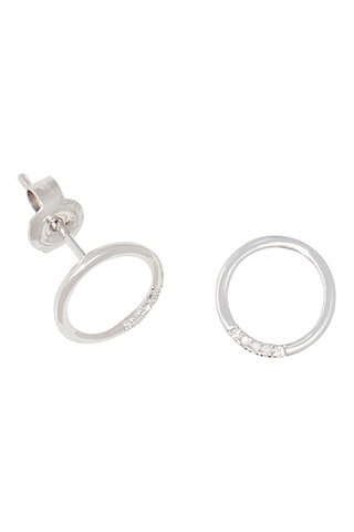 ##Puces Cercle - Or blanc et diamants