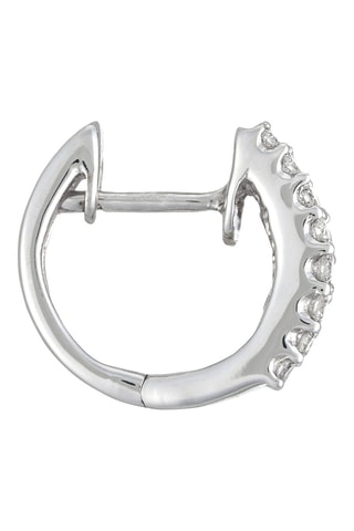 ##Créoles - Or blanc et diamants