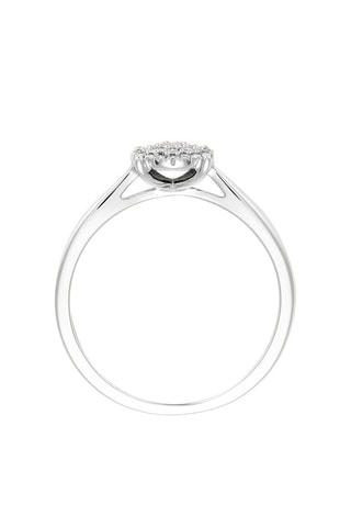 ##Bague Oeillet - Or blanc et diamants
