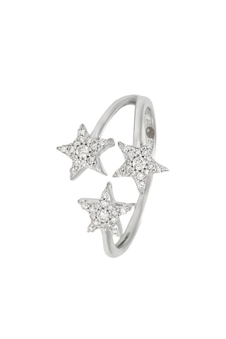 ##Bague Etoile de Diamants - Or blanc et diamants