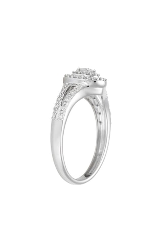 ##Bague - Or blanc et diamants