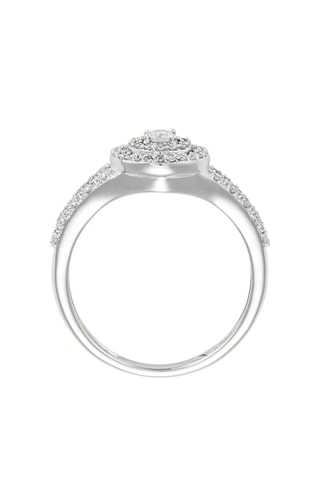 ##Bague - Or blanc et diamants