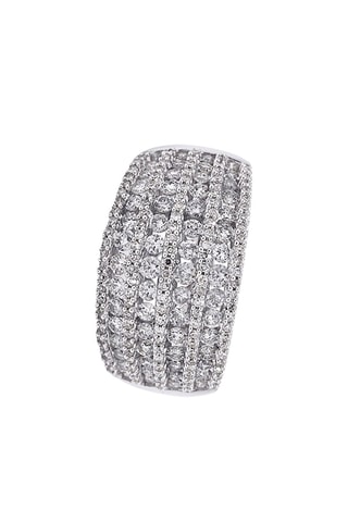 ##Bague - Or blanc et diamants