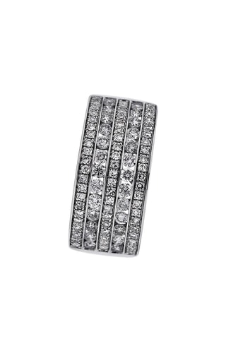##Bague - Or blanc et diamant