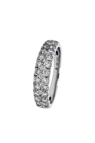 ##Bague - Or blanc et diamants