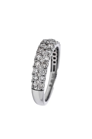 ##Bague - Or blanc et diamants