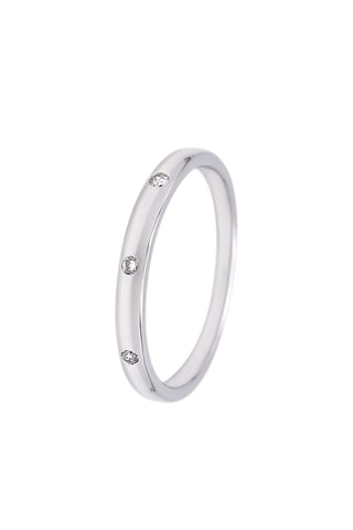 ##Bague - Or blanc et diamants