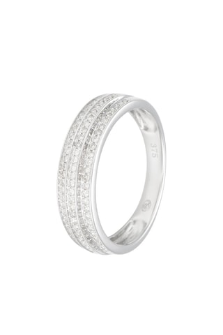 ##Bague - Or blanc et diamants