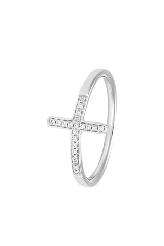 ##Bague - Or blanc et diamants