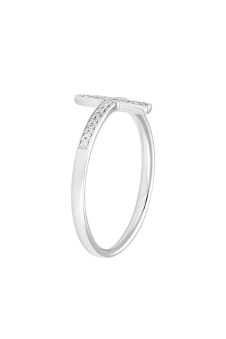 ##Bague - Or blanc et diamants