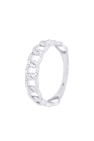 ##Bague - Or blanc et diamants