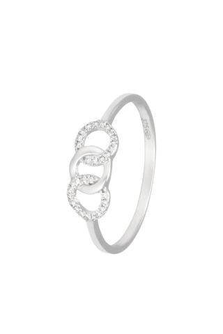 ##Bague - Or blanc et diamants