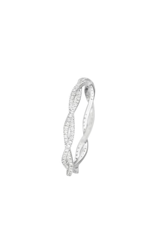 ##Bague Précieux Nouage - Or blanc et diamants