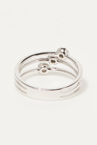 ##Bague Cassotis Or blanc et diamants