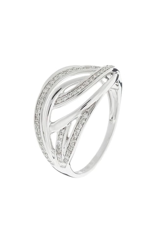 ##Bague Doha 
Or blanc et diamants
