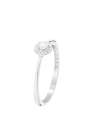 ##Bague Cendrillon Or blanc et diamants