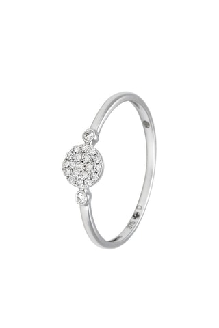 ##Bague - Or blanc et diamants