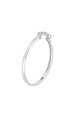 ##Bague - Or blanc et diamants