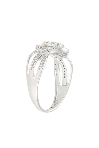##Bague - Or blanc et diamants