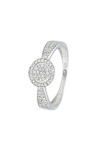 ##Bague - Or blanc et diamants