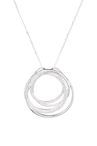 ##Pendentif Hypnotisant Or blanc et diamants