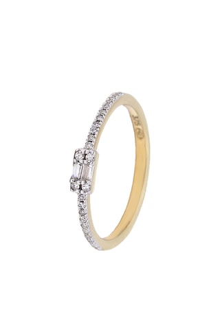 Ring Alda - Geelgoud en Diamanten