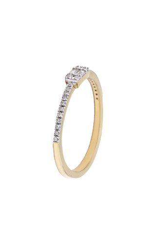 Ring Alda - Geelgoud en Diamanten