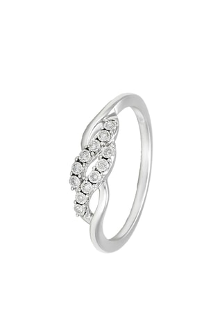 Ring Perséphone - Witgoud en Diamanten