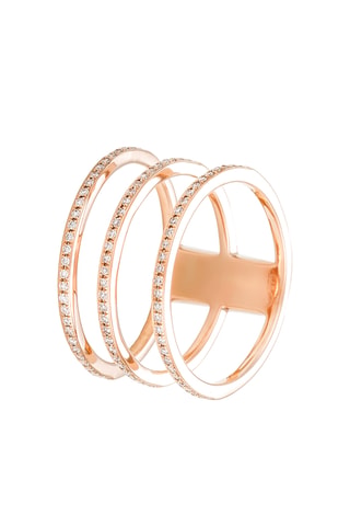 Ring Ianassa - Roségoud en Diamanten