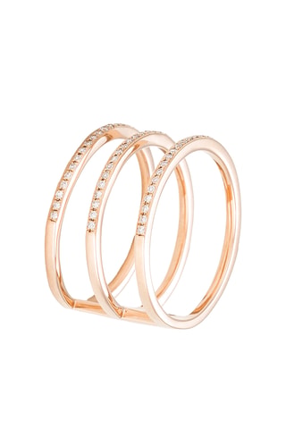 Ring Ianassa - Roségoud en Diamanten