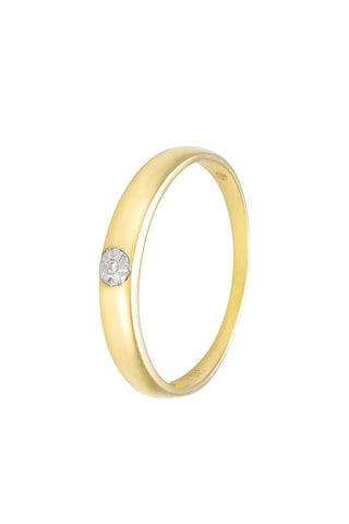 Verlovingsring Sobre - Geelgoud en Diamant