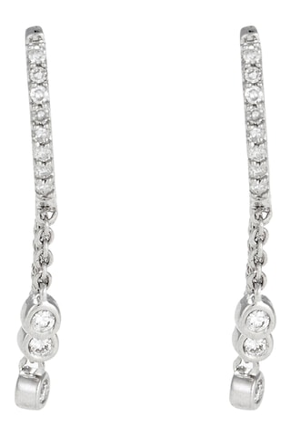 Oorbellen Charms - Witgoud en Diamanten