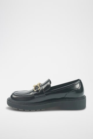 Mocasines con plataforma Denny - Negro