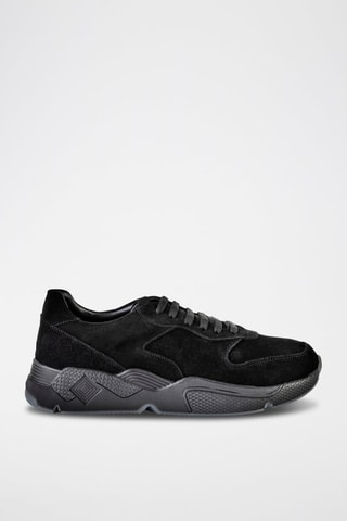 Nubuck Sneakers  Zwart - Zwart