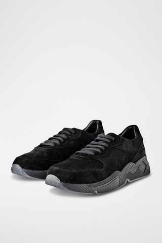 Nubuck Sneakers  Zwart - Zwart