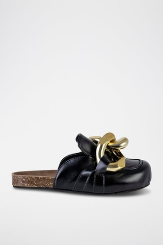 Mules - Doré et noir