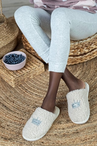 Pantoffels Ecru - Beige