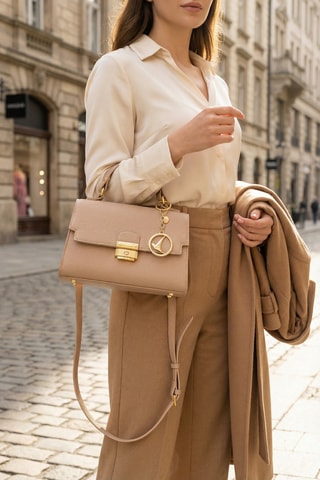 Schoudertas - Emily Westwood - Beige