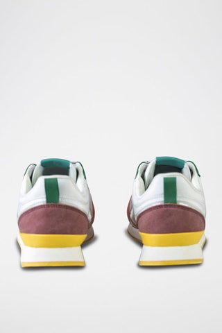 Sneakers Wit en Roze - Wit en geel